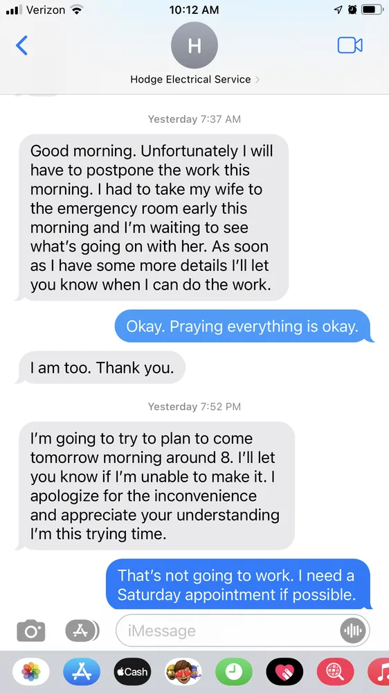 Slide of Hodge's Electrical Heating & Air Conditioning Service