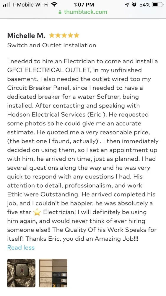 Licensed electrician providing circuit breaker repair in Sparrows Point, MD - Hodson Electrical Services