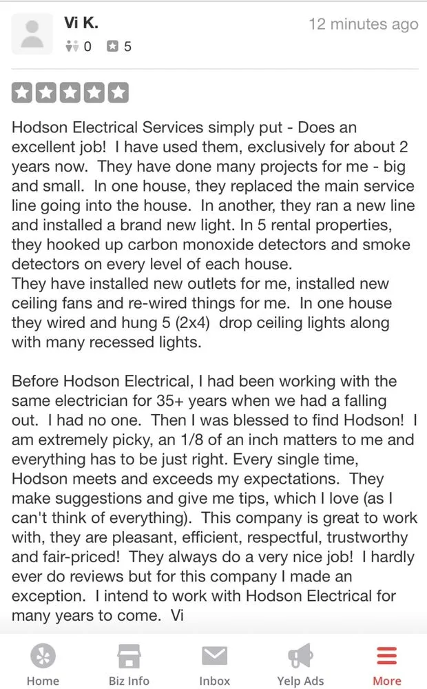Reliable electrical repair experts serving Sparrows Point, MD - Hodson Electrical Services