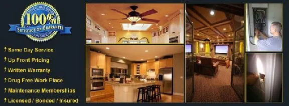 Certified electrician providing lighting installation in ,