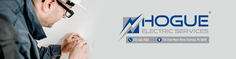 Expert electrician providing wiring installation in Valencia, PA - Hogue Electric Services