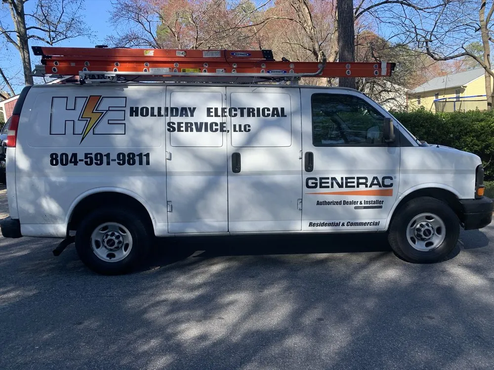 Licensed electrician providing wiring installation in Chesterfield, VA - Holliday Electrical Service