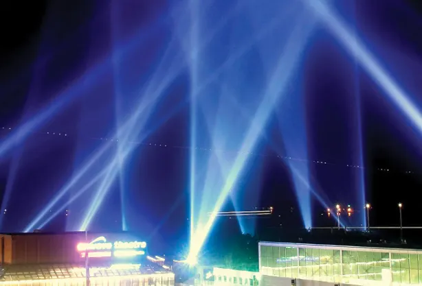 Slide of Hollywood Lights