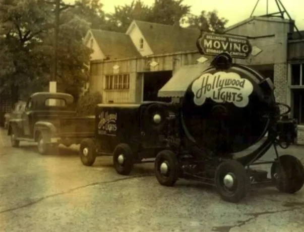 Slide of Hollywood Lights