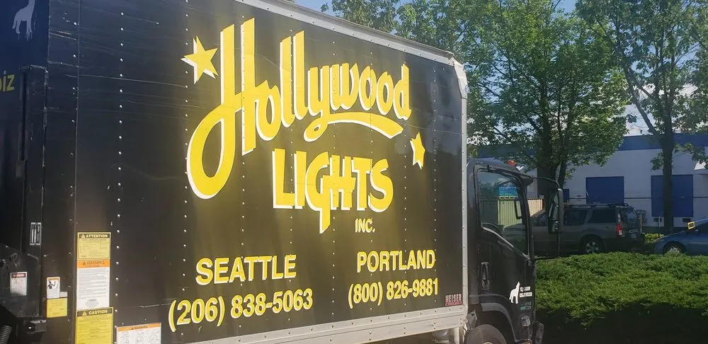 Slide of Hollywood Lights