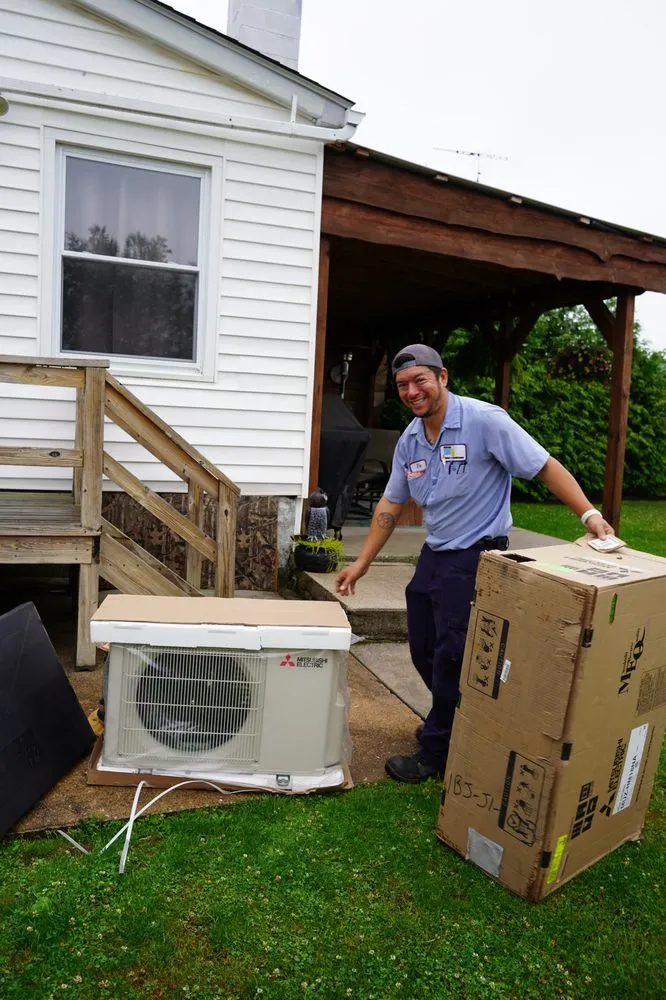Certified electrician providing panel upgrade in Emmitsburg, MD - Holtzople Heating Air Conditioning & Electrical Services