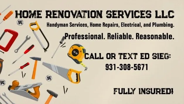 Slide of Home Renovation Services