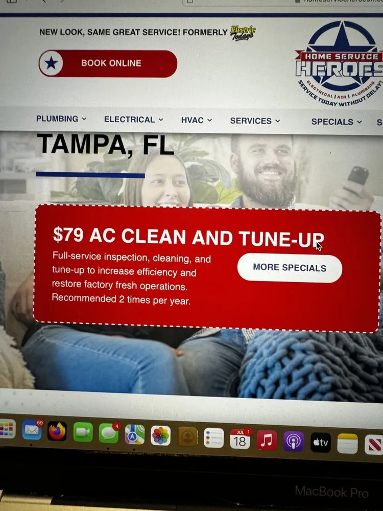 Slide of Home Service Heroes