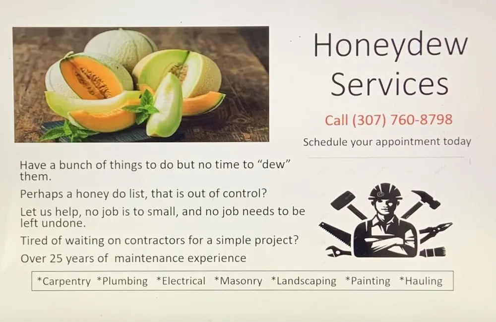 Slide of Honeydew Services