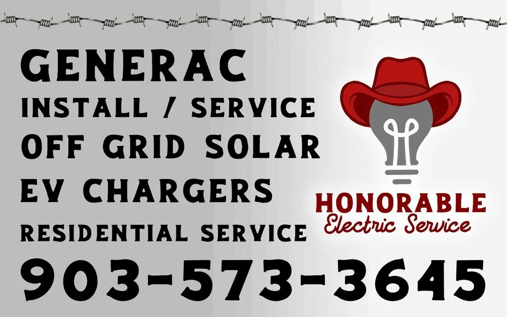 Slide of Honorable Electric Service