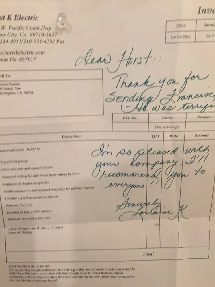 Licensed panel upgrade service in Harbor City, CA - Horst K Electric