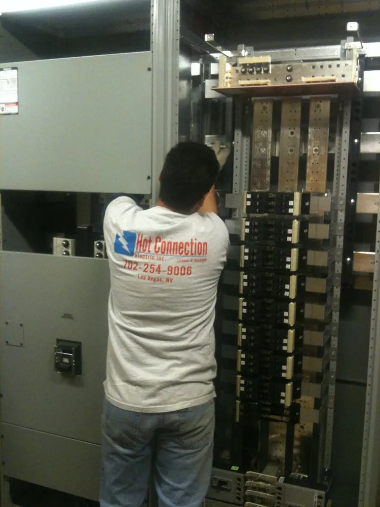 Slide of Hot Connection Electric