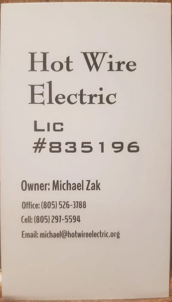 Slide of Hot Wire Electric