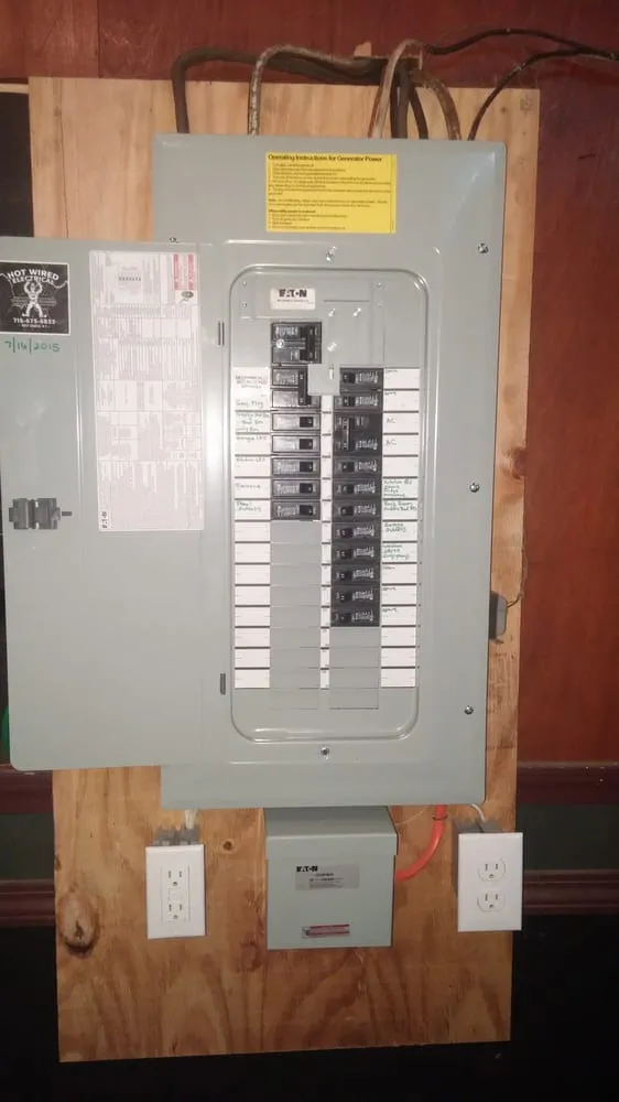 Slide of Hot Wired Electrical