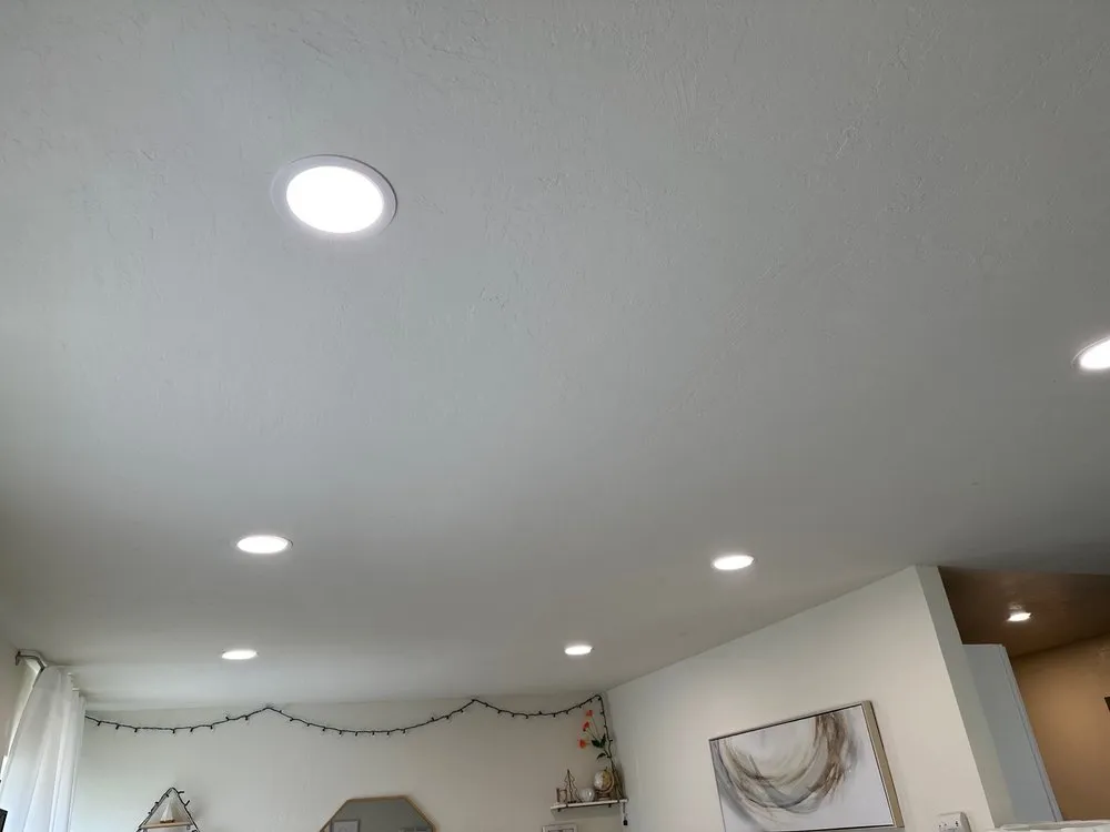 Professional electrician providing lighting installation in ,