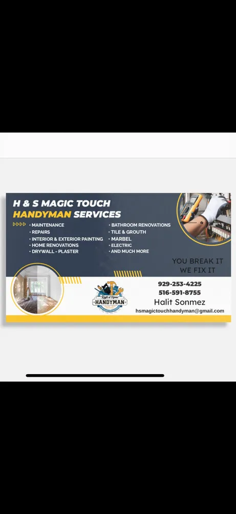 Slide of H&S Magic Touch Handyman Services