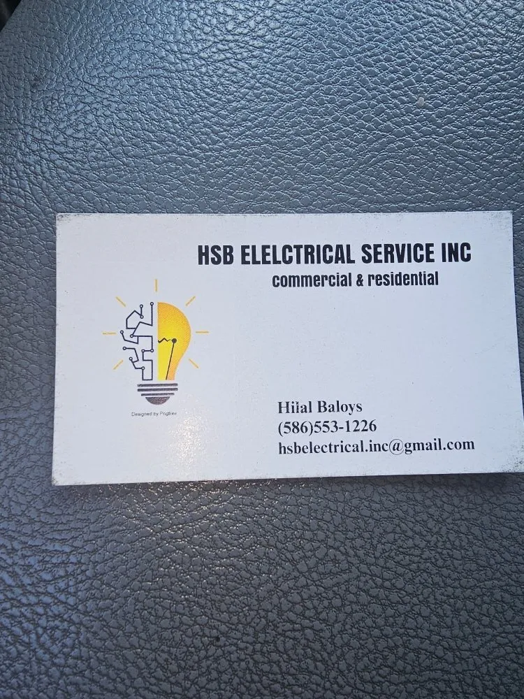 Slide of HSB Electrical Service