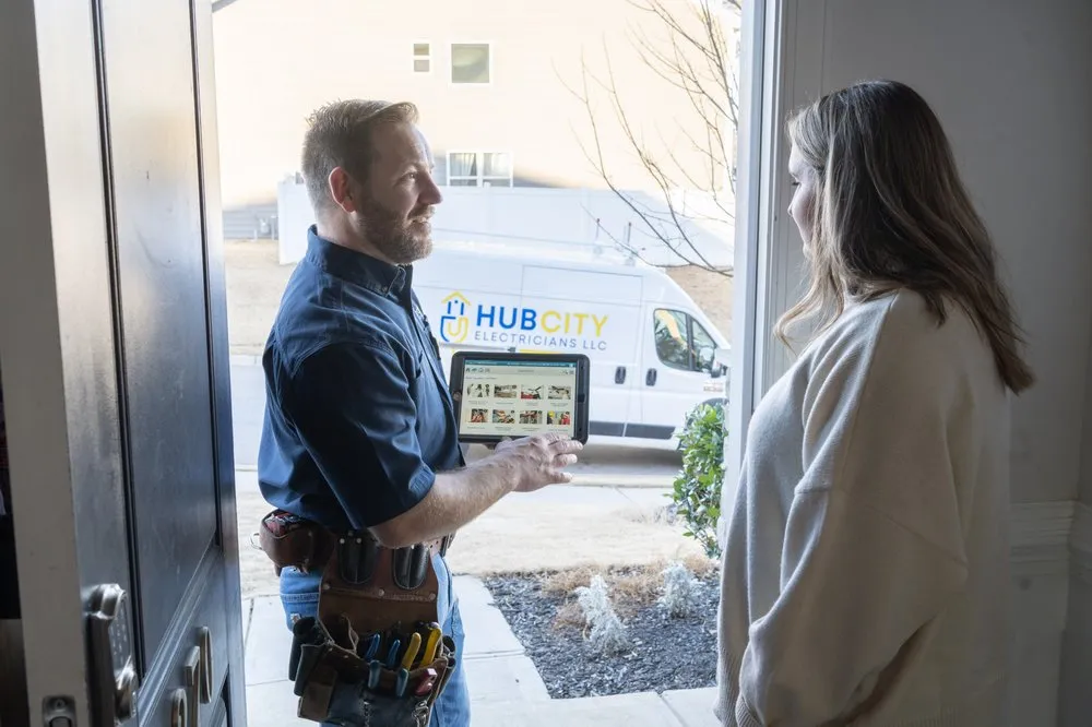 Slide of Hub City Electricians