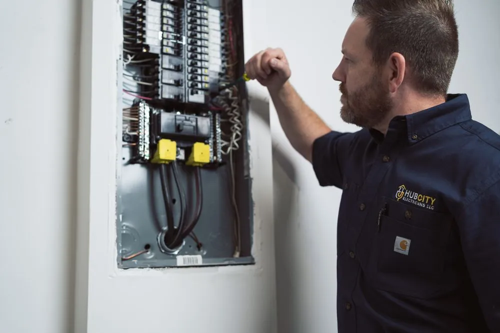 Slide of Hub City Electricians