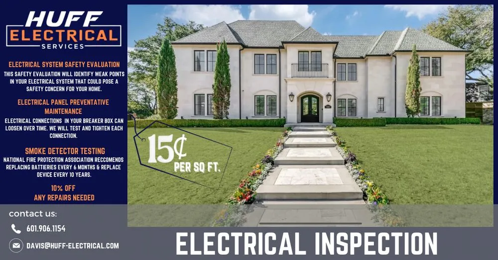 Slide of Huff Electrical Services