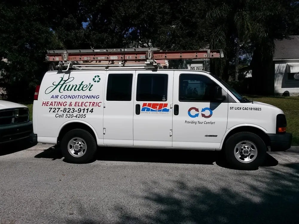 Slide of Hunter A/C & Electrical