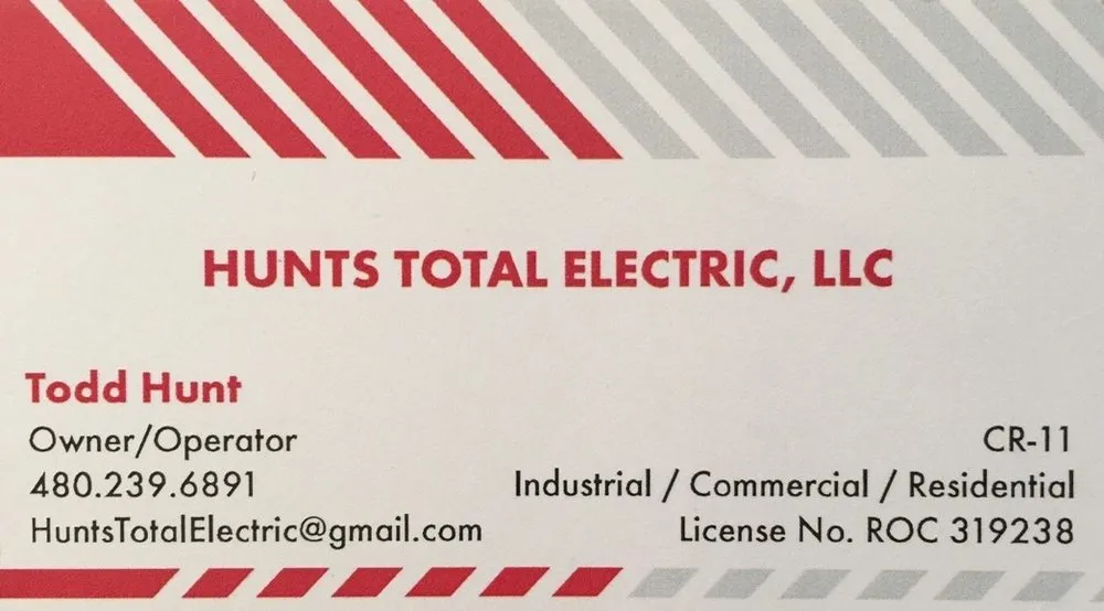 Slide of Hunts Total Electric