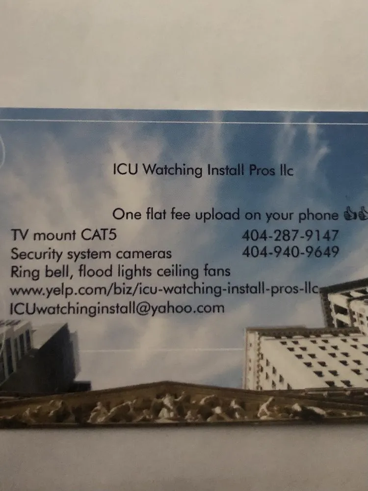 Slide of ICU Watching Install Pros