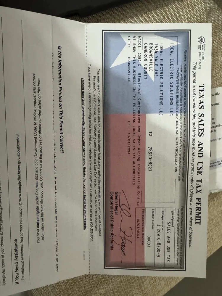 Slide of Ideal Electric Solution