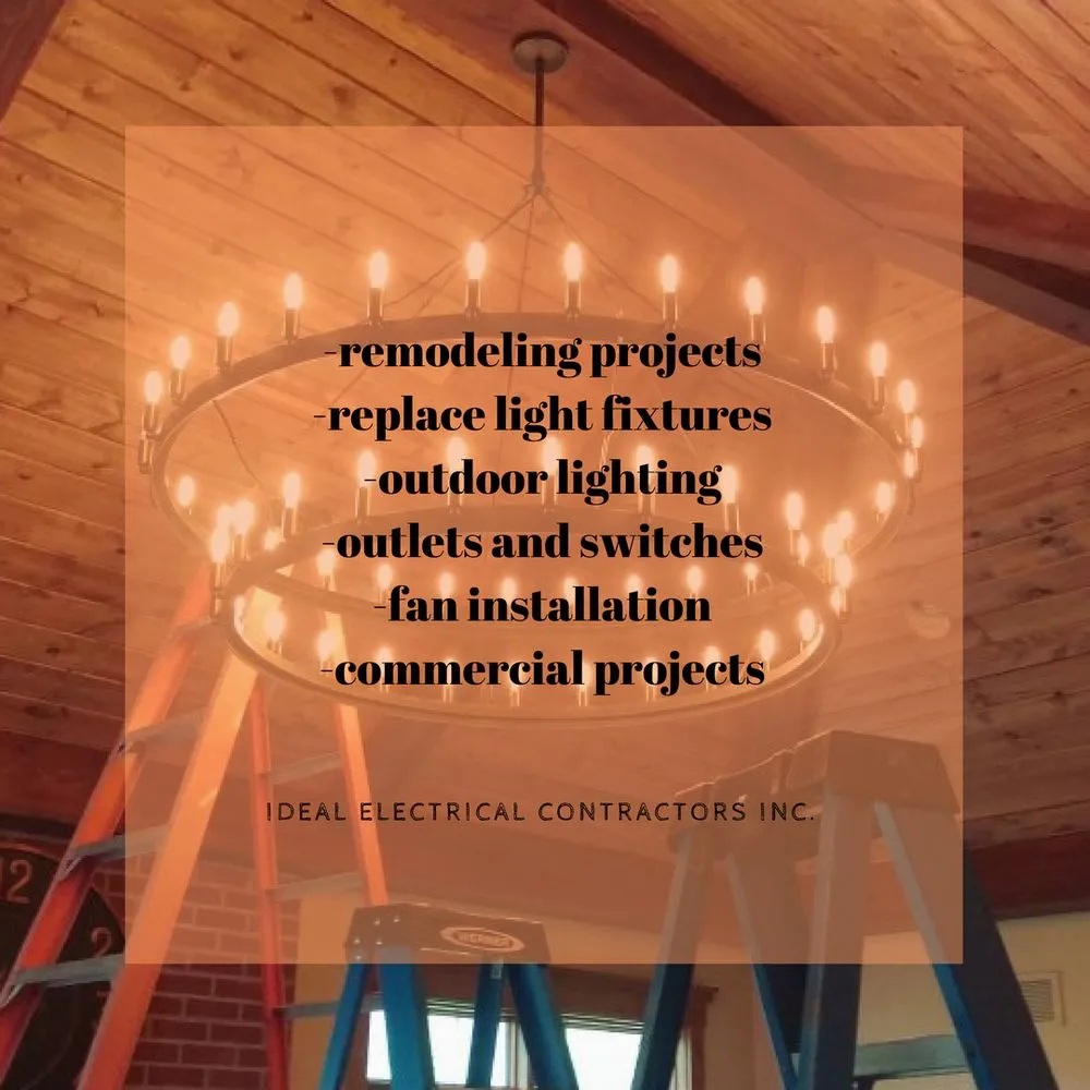 Trusted lighting installation experts serving St. Charles, IL - Ideal Electrical Contractors
