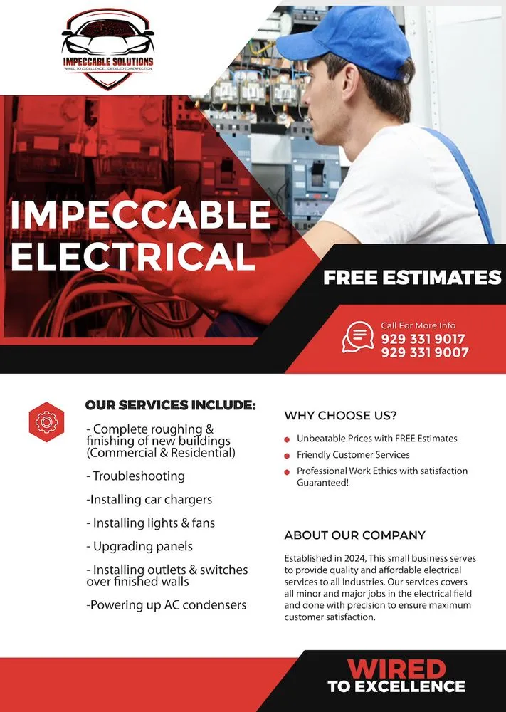 Slide of Impeccable Electrical