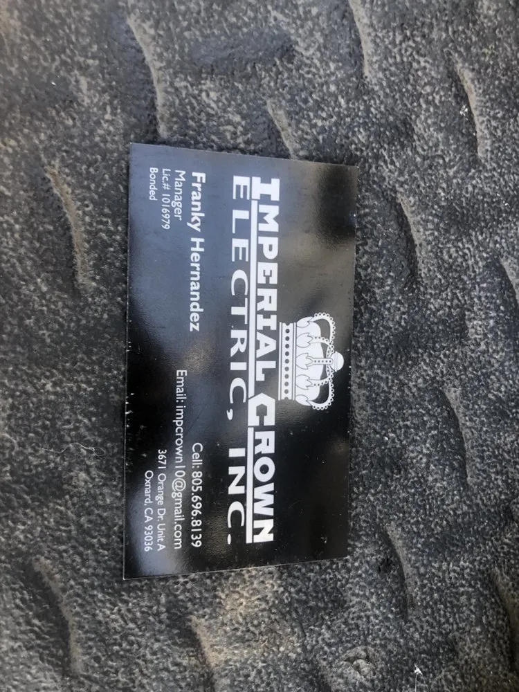 Slide of Imperial Crown Electric