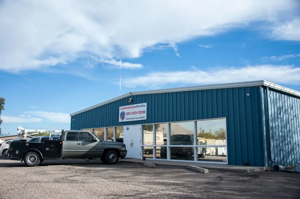 Slide of Independence Pump and Motor