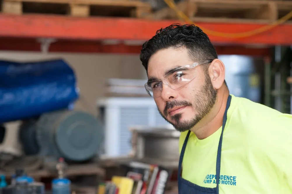 Slide of Independence Pump and Motor