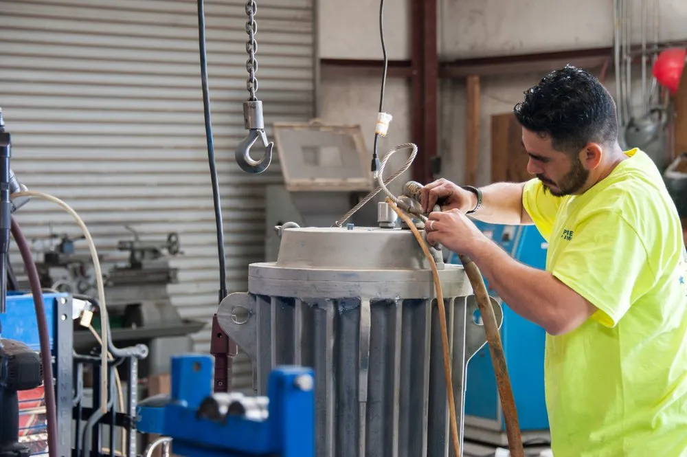 Slide of Independence Pump and Motor