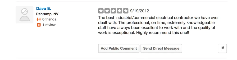 Slide of Industrial Light and Power