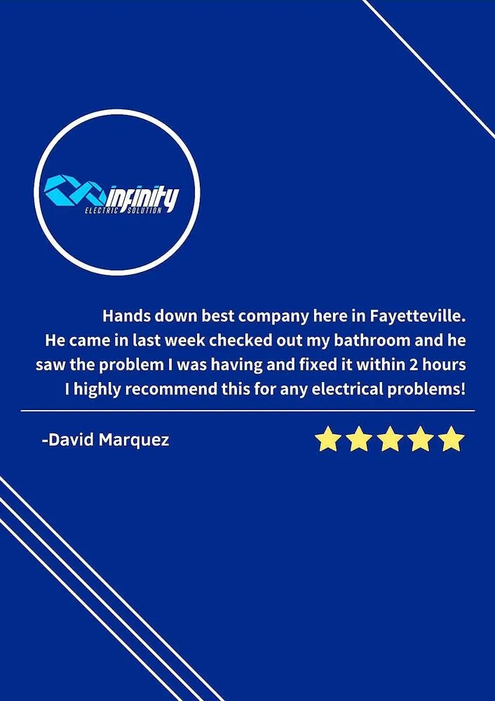 Slide of Infinity Electric & Plumbing