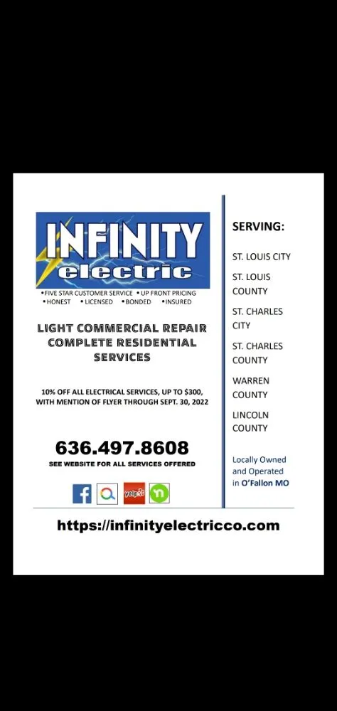 Licensed electrical repair service in Ofallon, MO - Infinity Electric