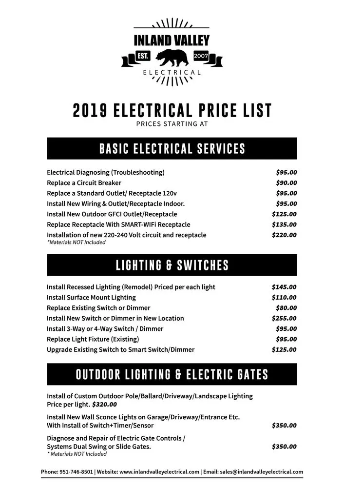Slide of Inland Valley Electrical