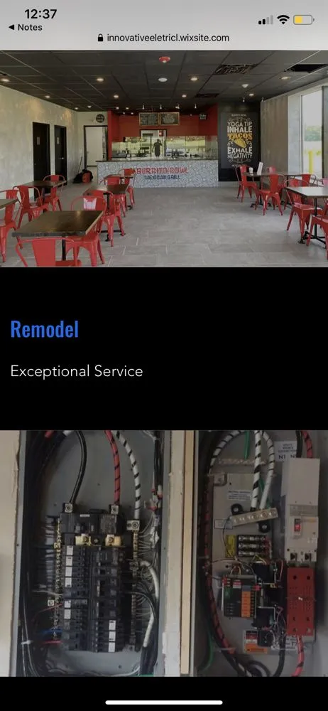 Slide of Innovative Electric and Lighting