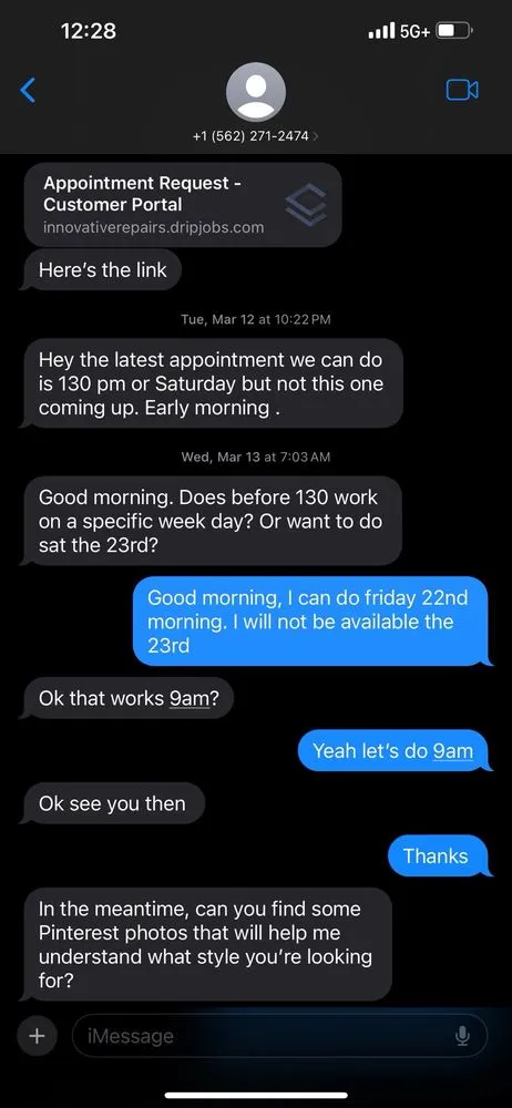 Slide of Innovative Repairs