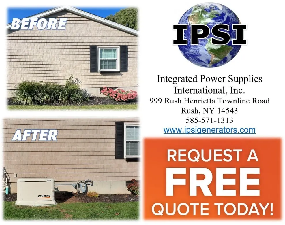 Reliable panel upgrade experts serving Rush, NY - Integrated Power Supplies International