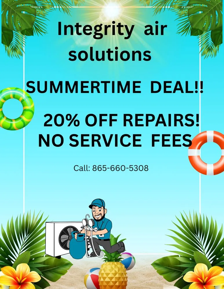 Slide of Integrity Air Solutions