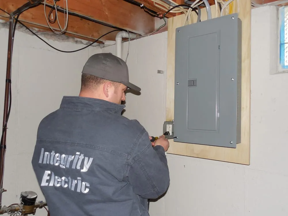 Slide of Integrity Electric