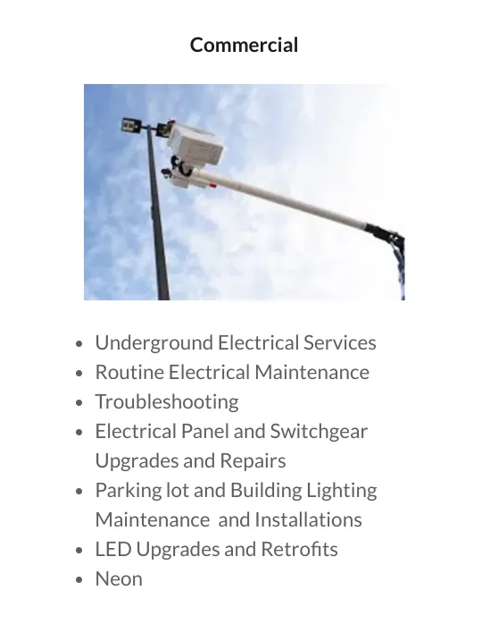 Slide of Intensity Electrical Service