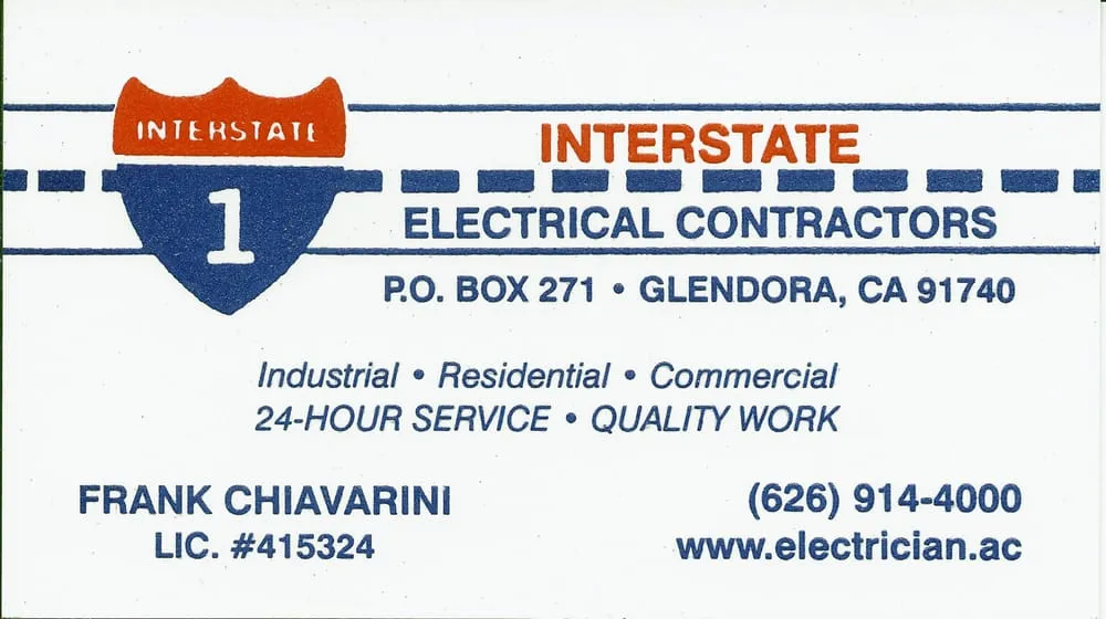 Slide of Interstate Electrical Contractors