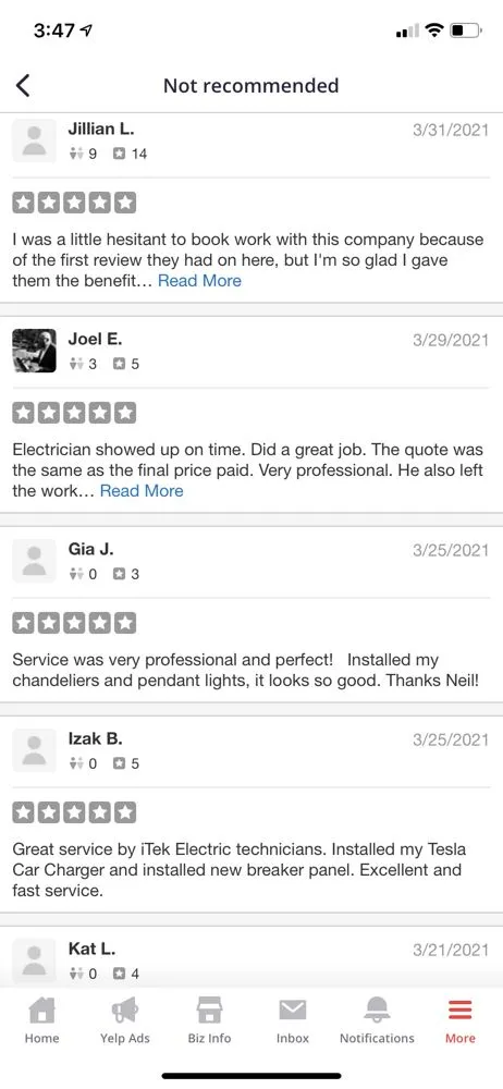 Slide of iTEK ELECTRIC