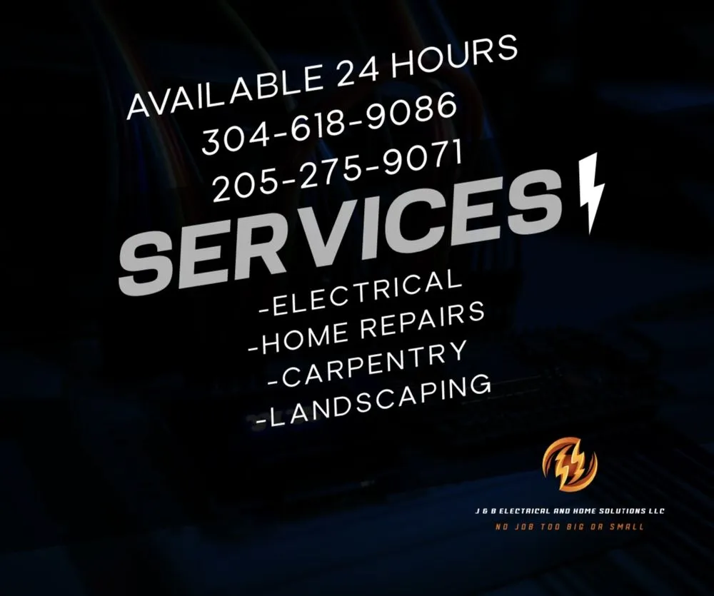 Emergency electrical repair experts serving Mount Nebo, WV - J & B Electrical and Home Solutions