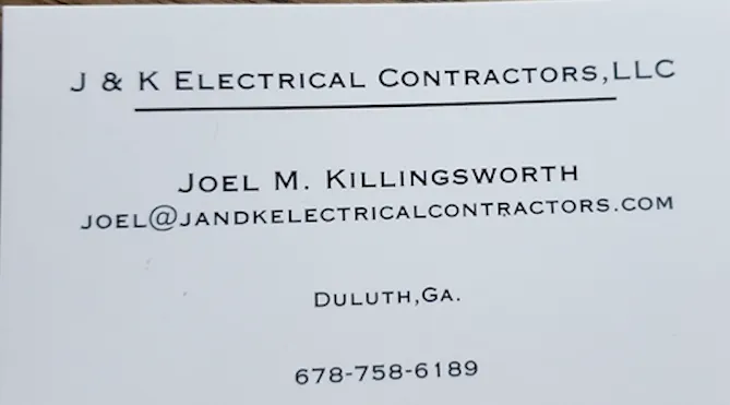 Slide of J & K Electrical Contractors