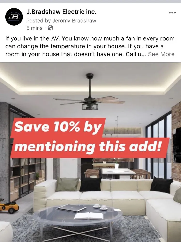 Slide of J Bradshaw Electric