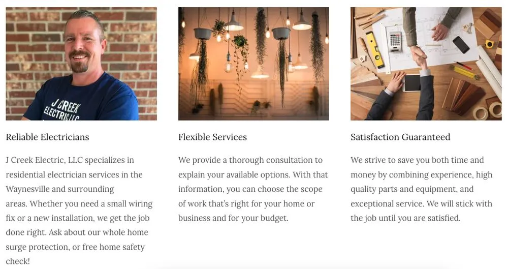 Slide of J Creek Electric